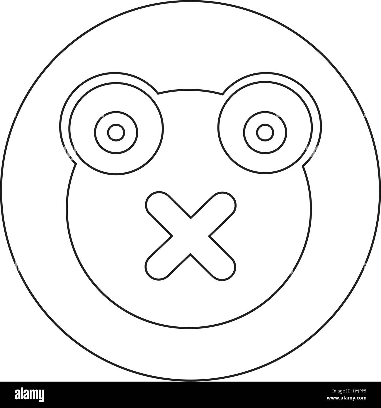 Frog  Icon Stock Vector