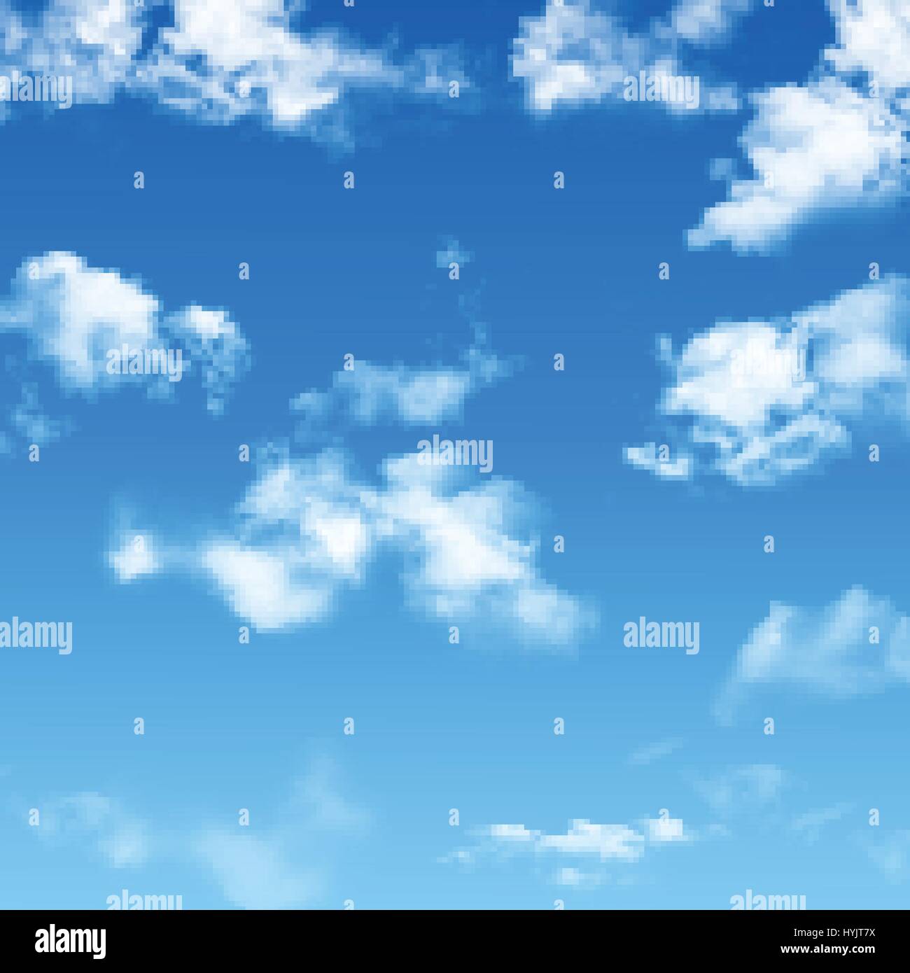 Blue sky with clouds Stock Vector Image & Art - Alamy