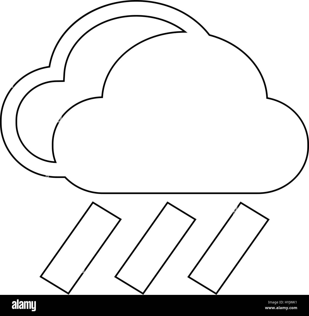 Cloud, weather icon Stock Vector Image & Art - Alamy