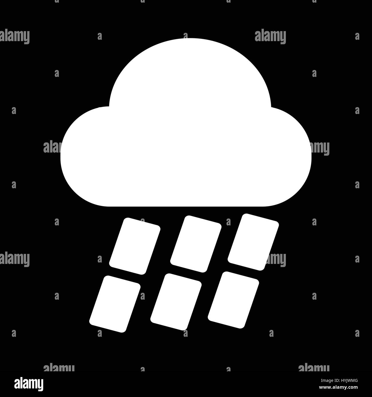 Cloud rain icon Stock Vector Image & Art - Alamy