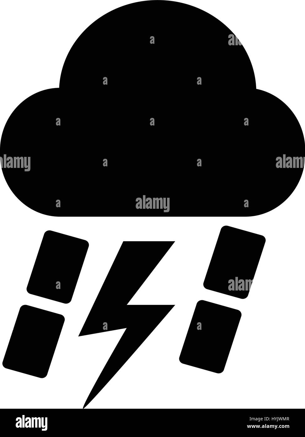 Cloud rain icon Stock Vector Image & Art - Alamy