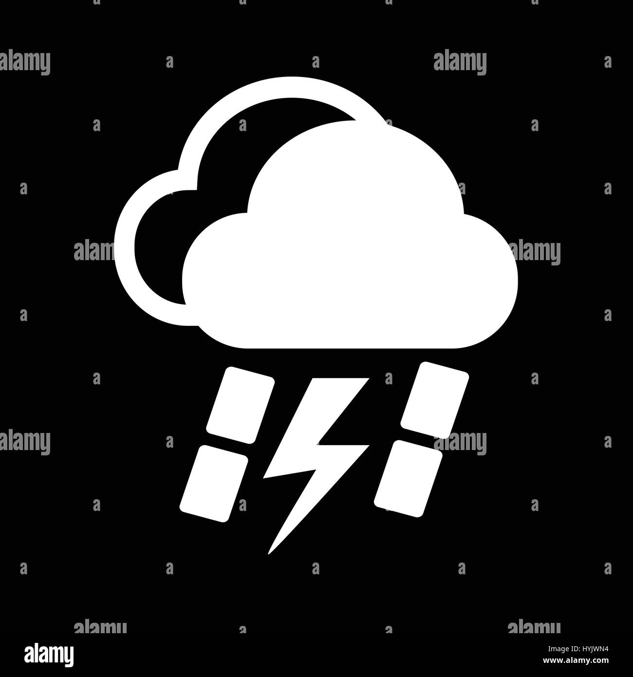 Cloud rain icon Stock Vector Image & Art - Alamy