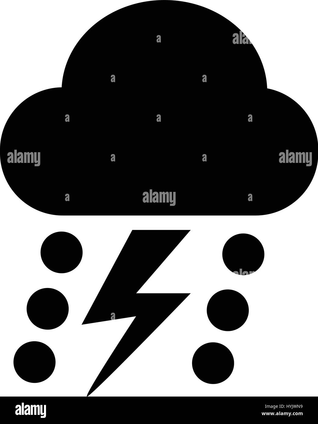 Cloud rain icon Stock Vector Image & Art - Alamy