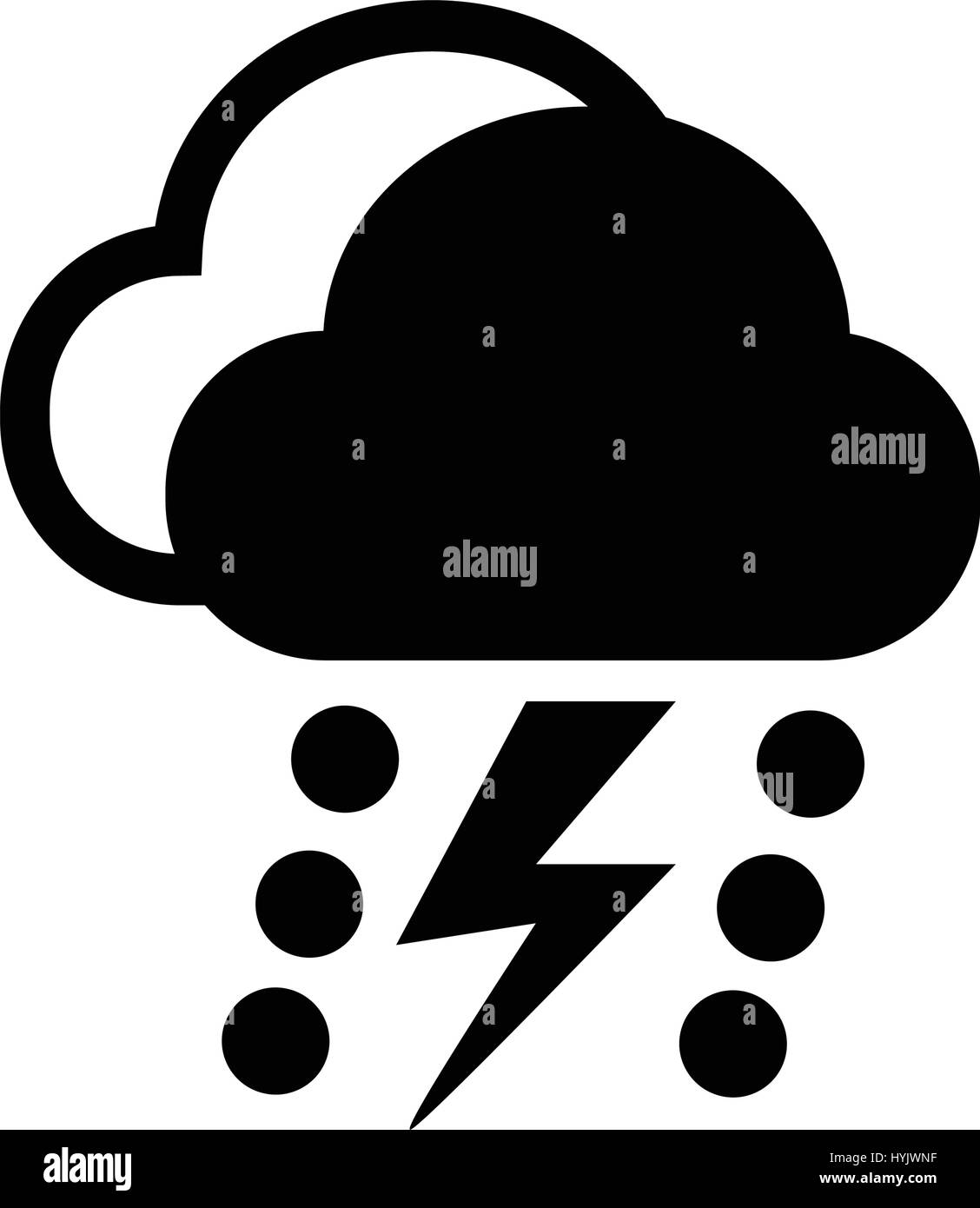 Cloud rain icon Stock Vector Image & Art - Alamy