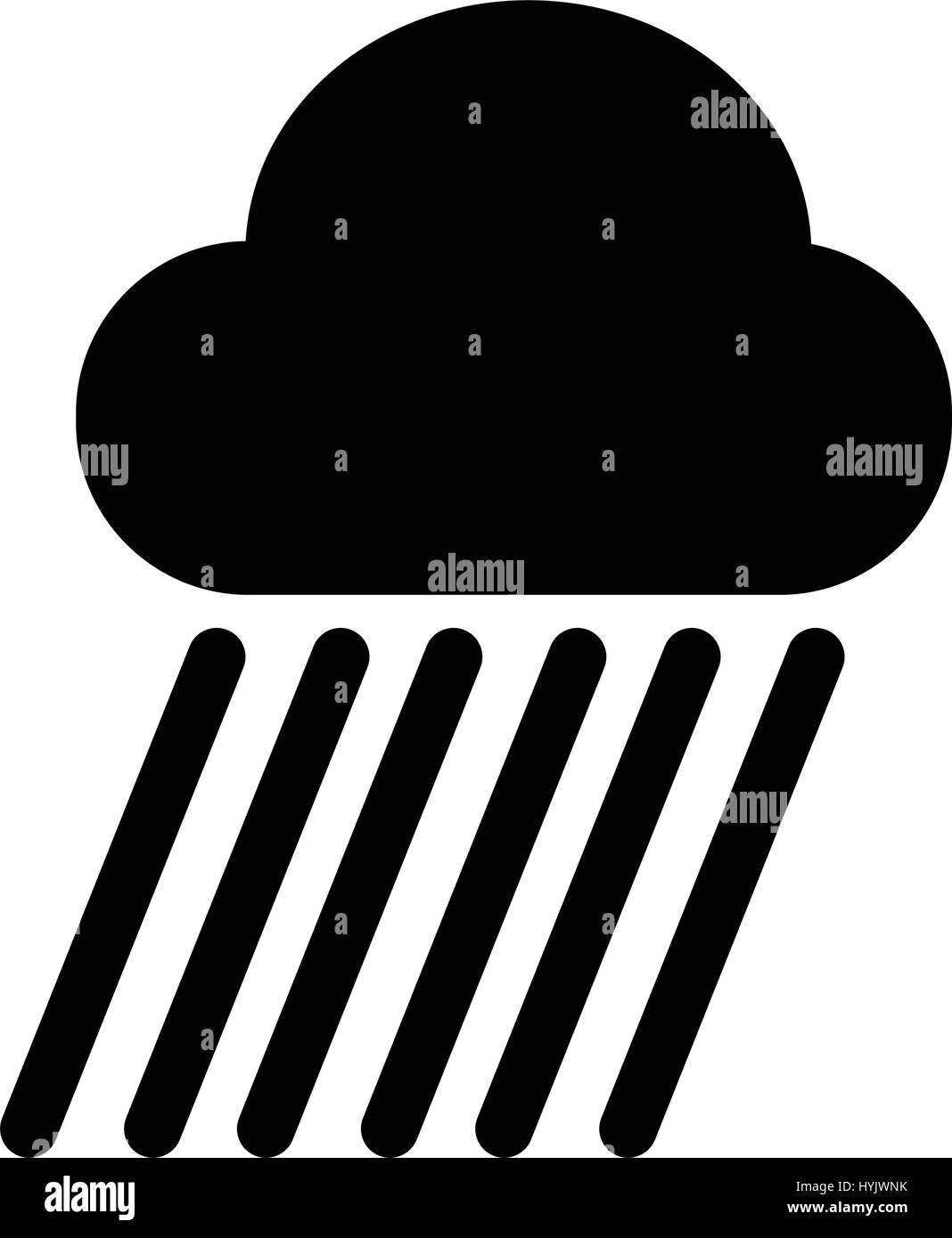 Cloud rain icon Stock Vector Image & Art - Alamy