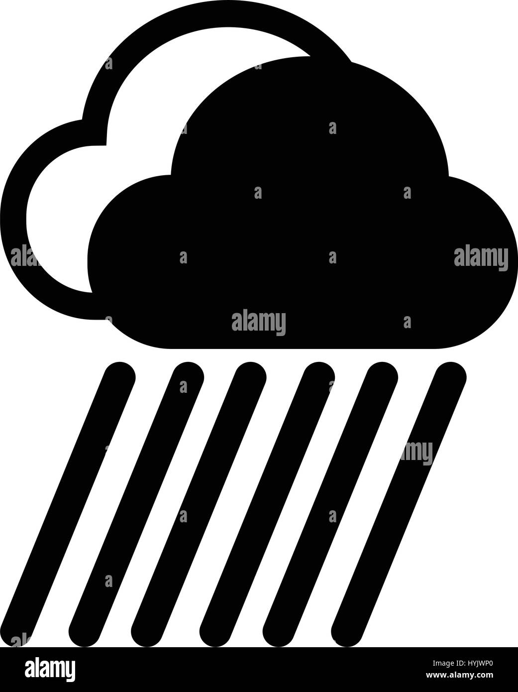 Cloud rain icon Stock Vector Image & Art - Alamy