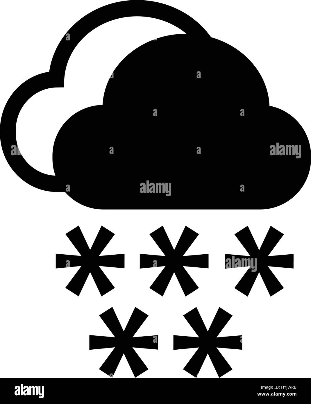 Cloud rain icon Stock Vector Image & Art - Alamy