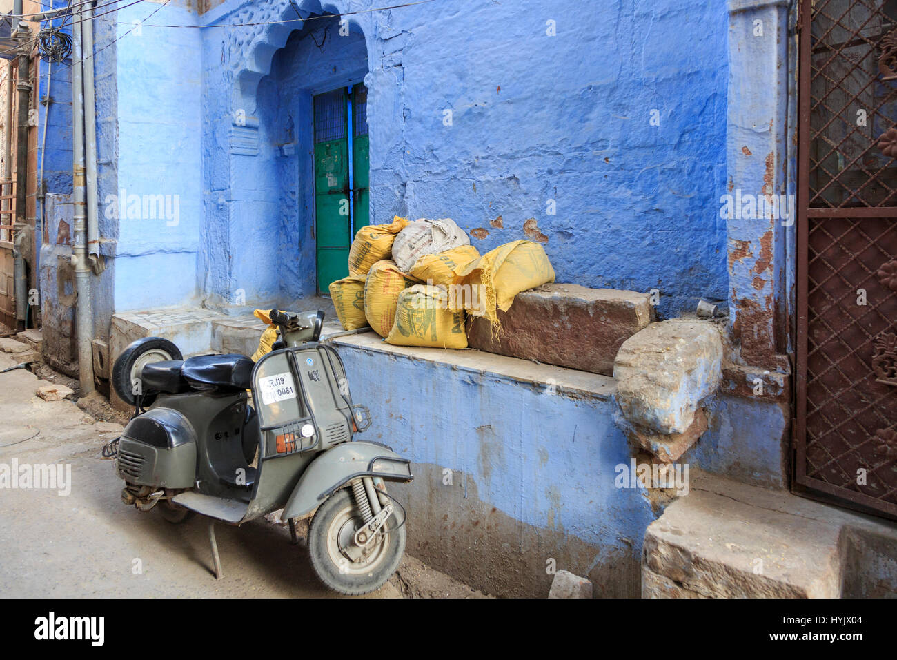 Strassenszene, Jodhpur, Rajasthan, Indien Stock Photo