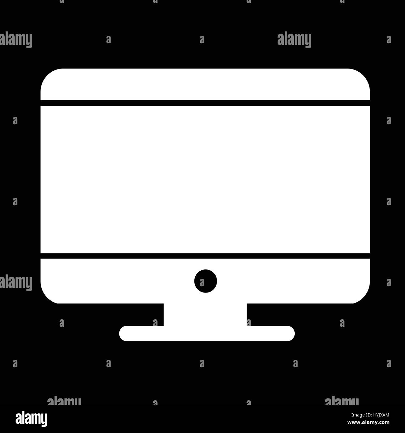 Desktop Computer Icon Stock Vector Image & Art - Alamy