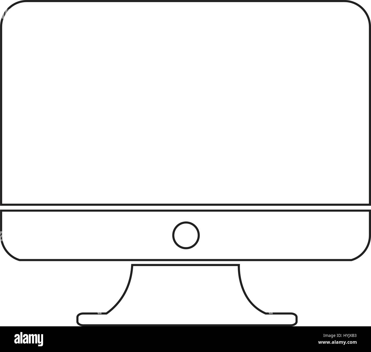 Desktop Computer Icon Stock Vector Image & Art - Alamy