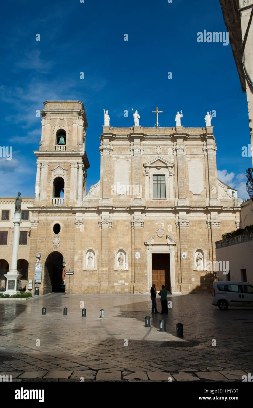 Italy,Puglia,Brindisi Cathedral,Basilica of St. John the Baptist, Stock Photo