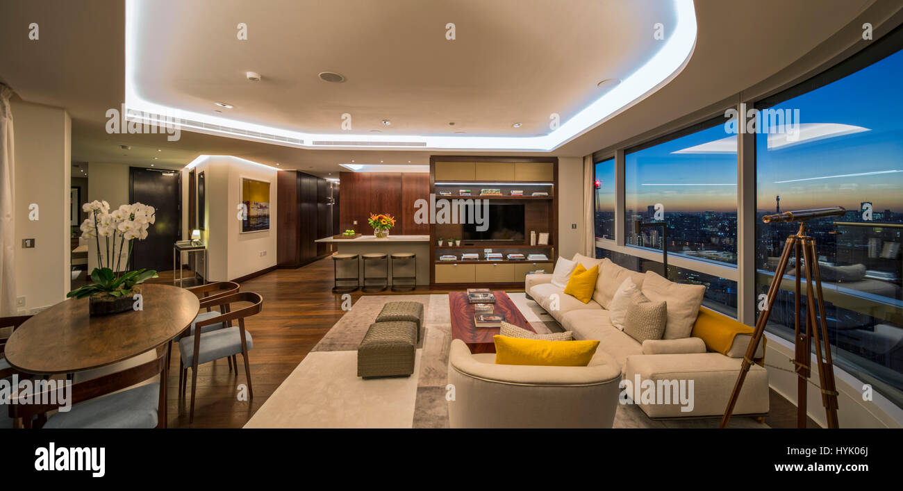 37 Luxury Apartments, Condos & Lofts (Designs and Ideas) - Stratospheric Penthouse Apartment