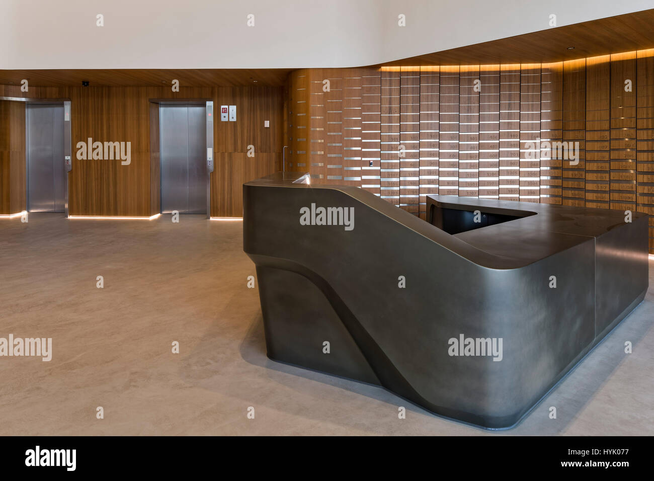 Concierge at the Canaletto Apartments on City Road. Canaletto