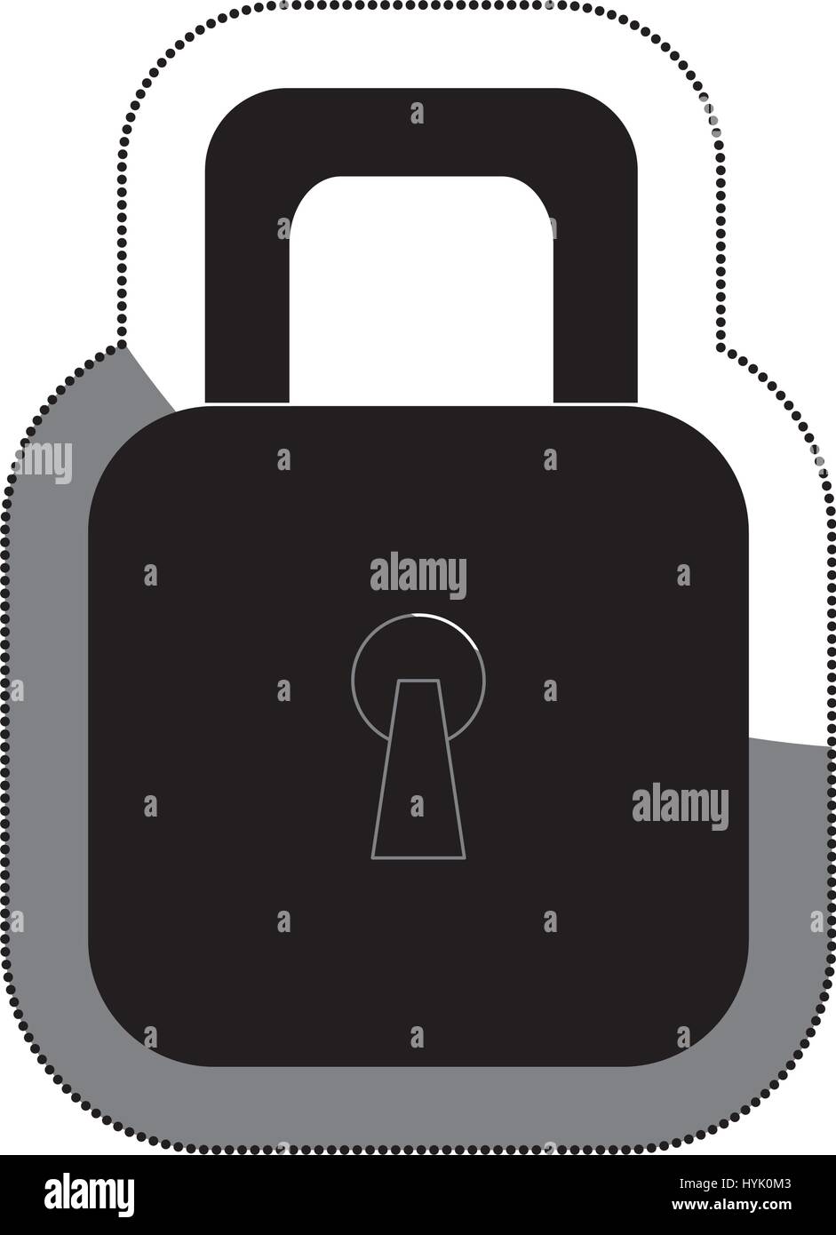 safe padlock isolated icon vector illustration design Stock Vector ...