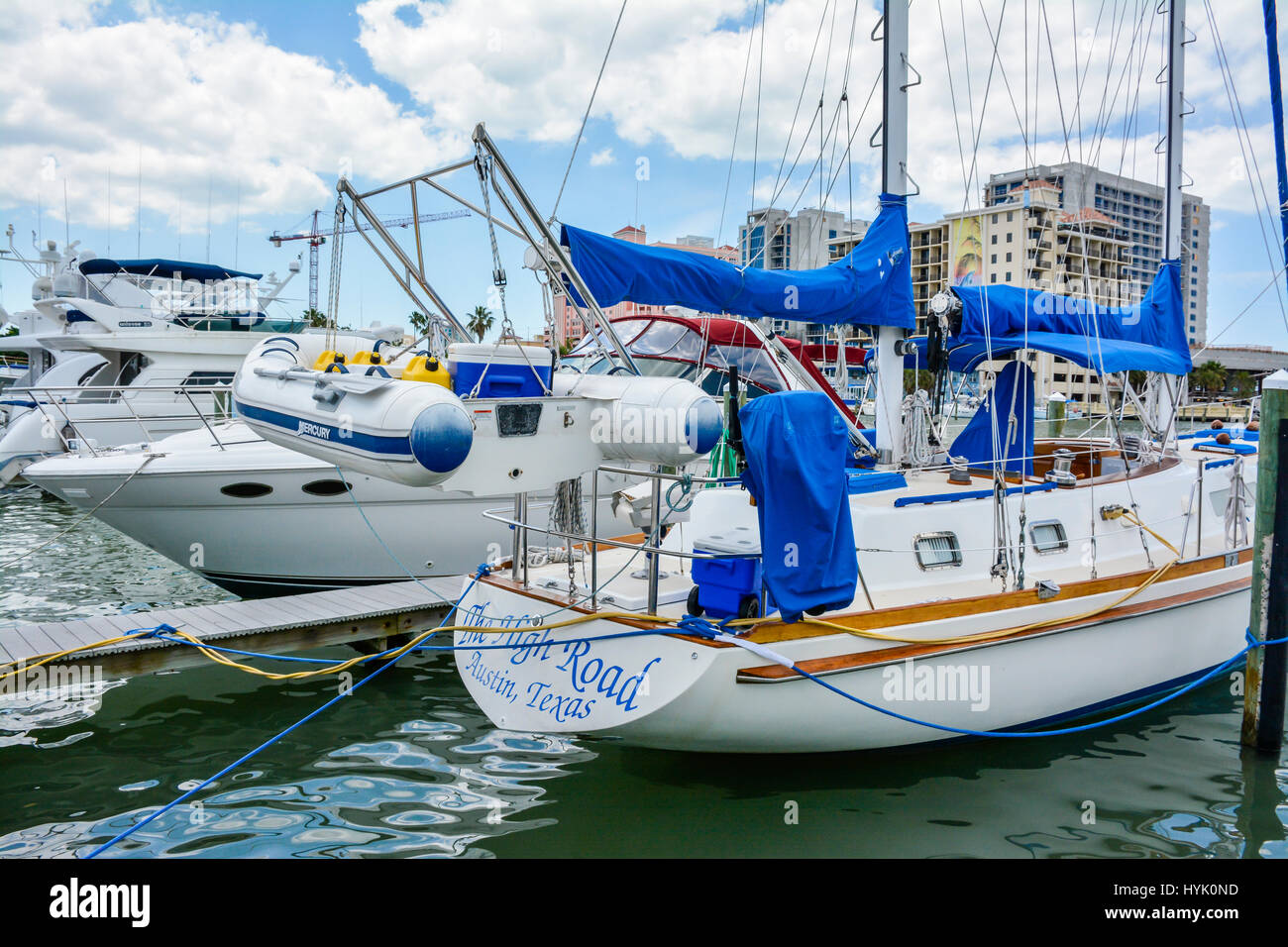 sailboat on clearwater