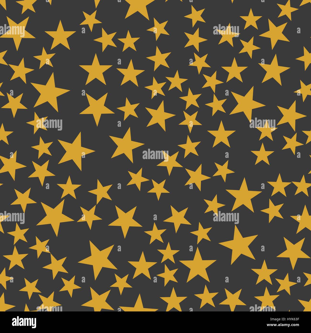 The orange stars pattern Stock Vector