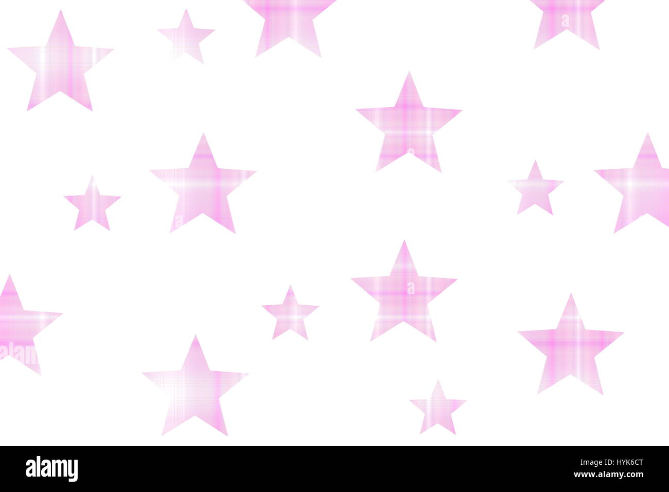 checkered stars on a white background Stock Photo