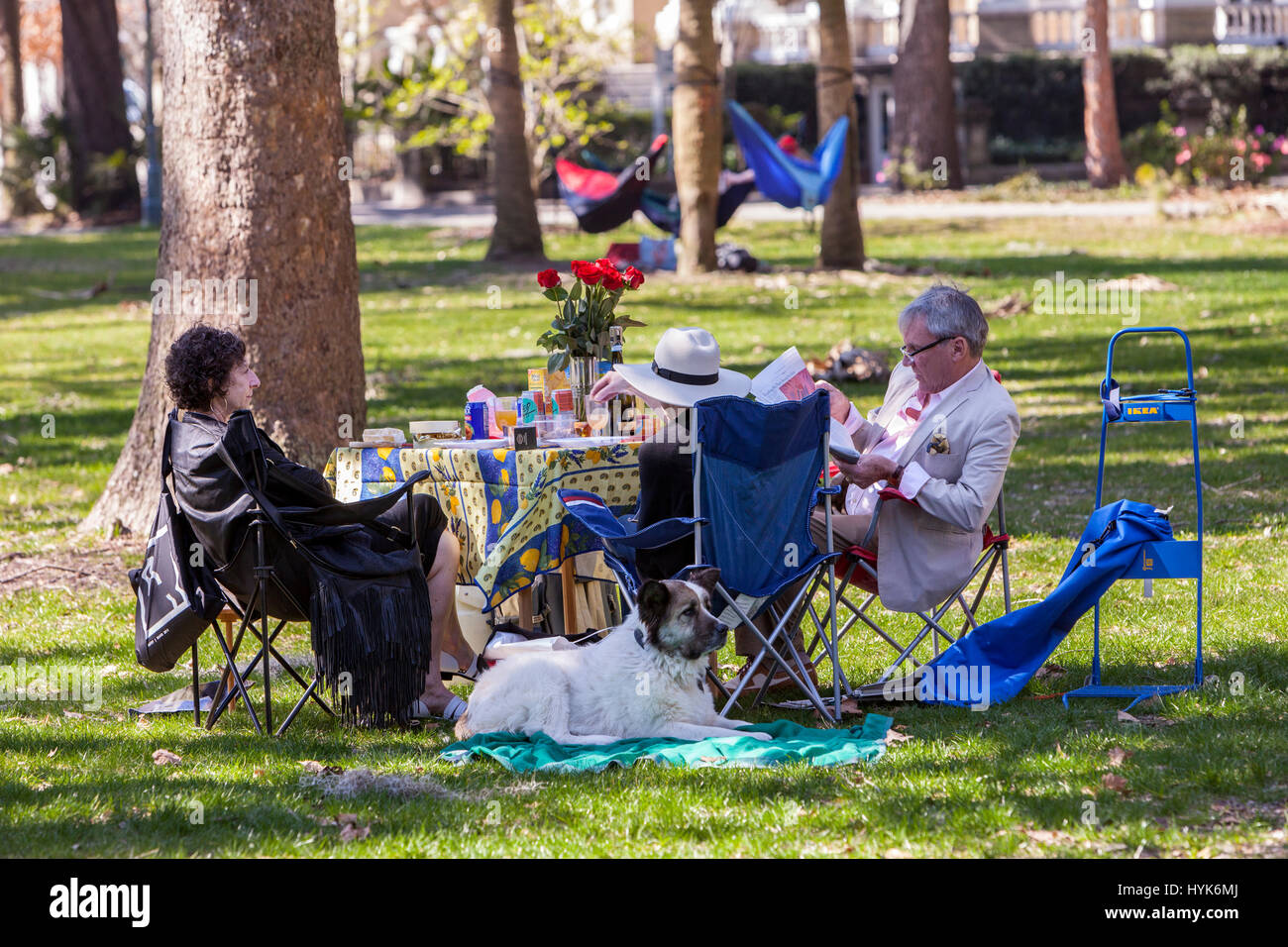 Savannah, Forsyth Park, Picnic in the Park Stock Photo Alamy