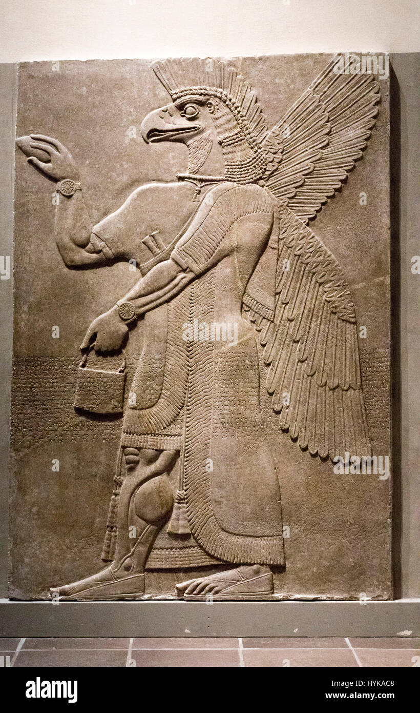 assyrian palace sculptures