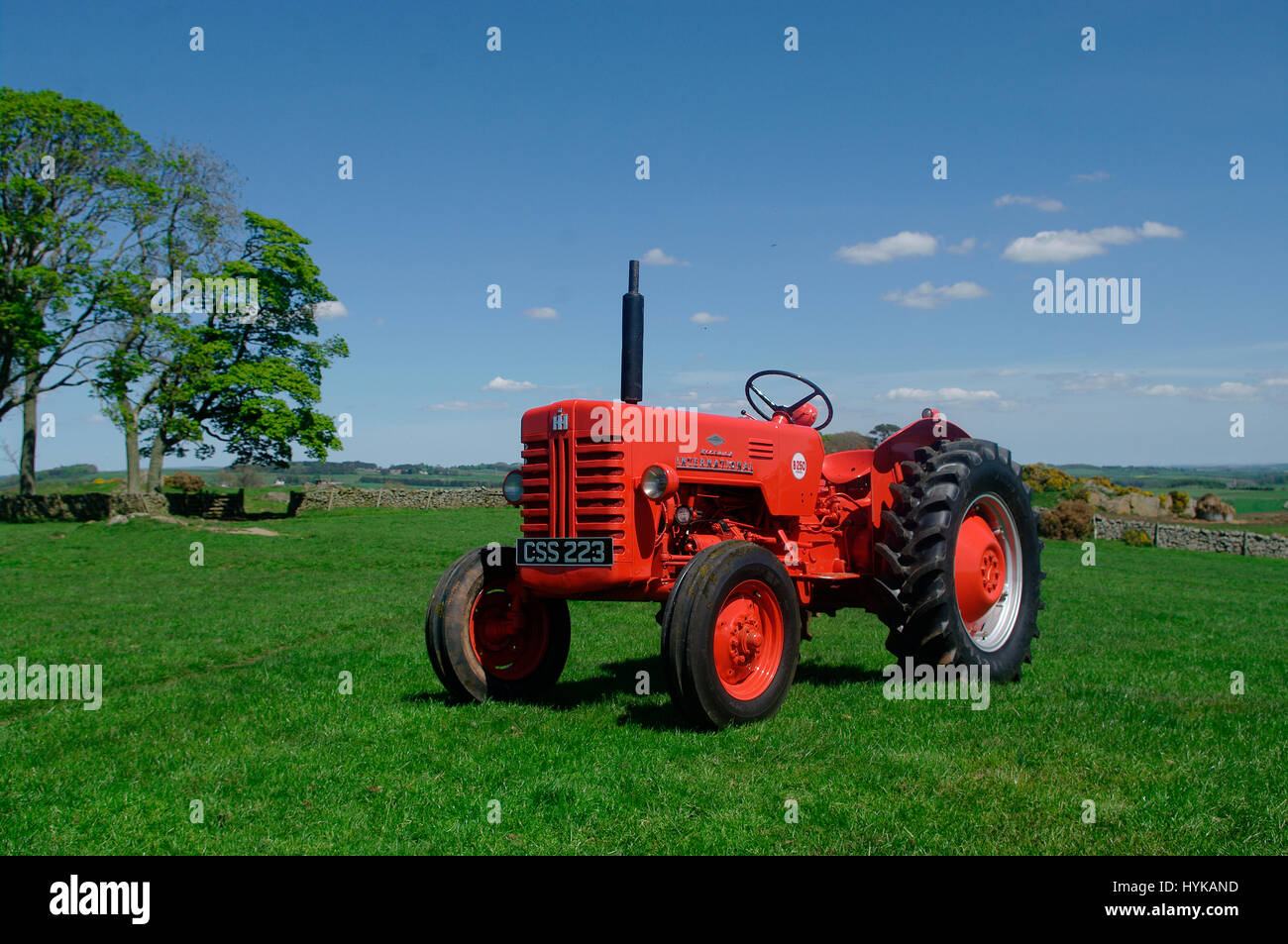 1957 McCormick International B-250 Tractor - Stock Image
