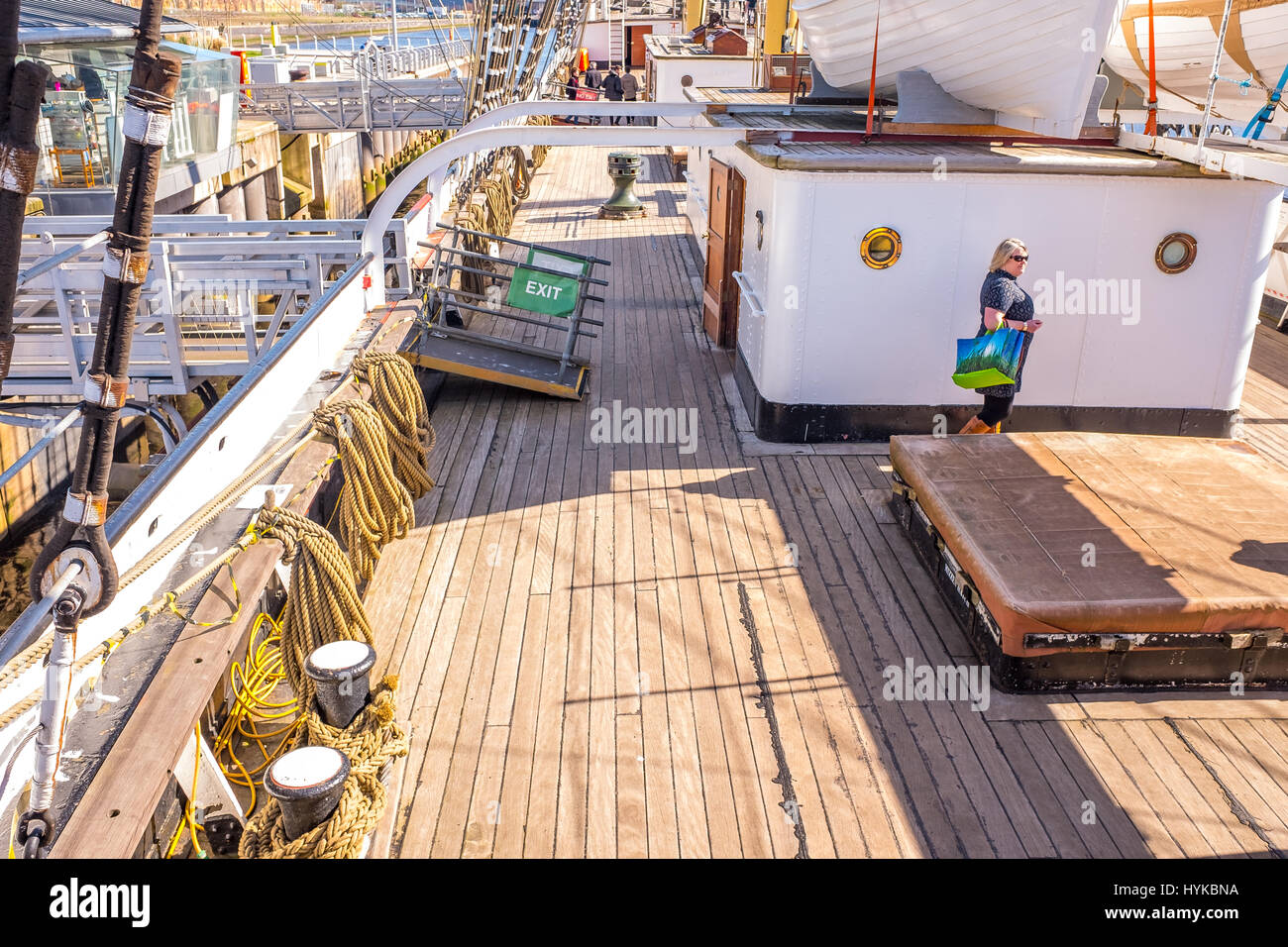 Tall Ship Glenlee from Riverside Museum, Glasgow Museum of Transport