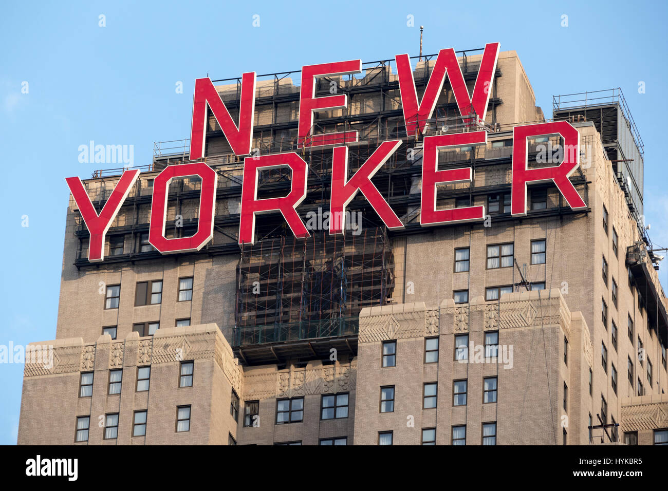 New Yorker Hotel, Manhattan, USA Stock Photo