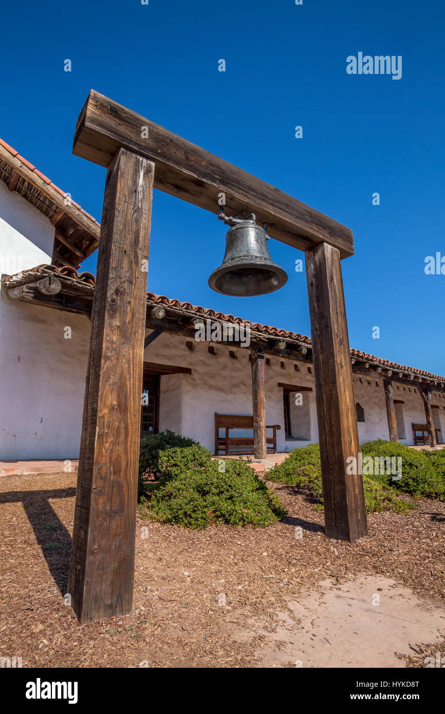 original Mission bell, Mission San Francisco Solano, Mission San Francisco  Solano de Sonoma, city of Sonoma, Sonoma, California Stock Photo - Alamy