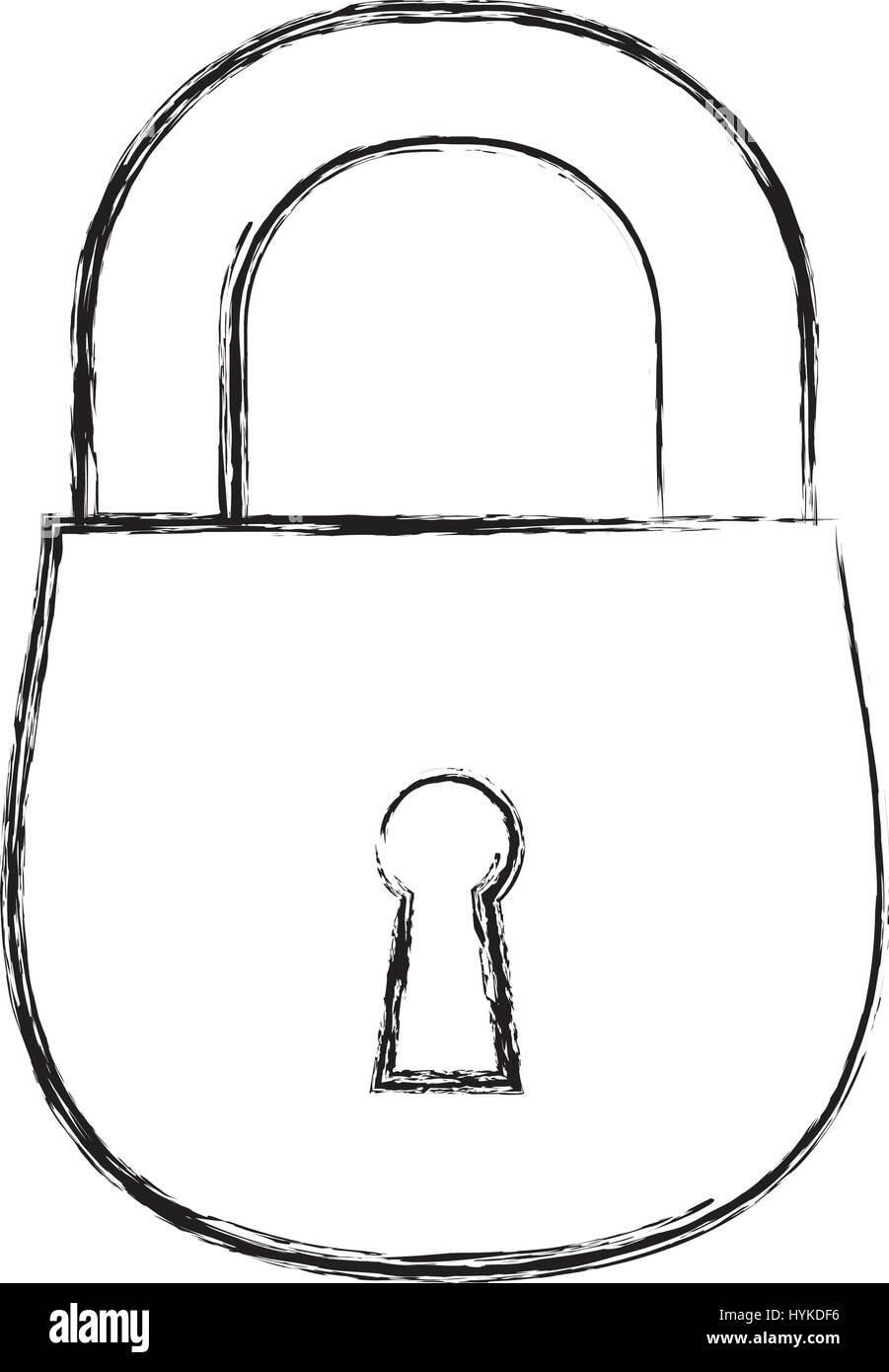 padlock security object Stock Vector Image & Art - Alamy