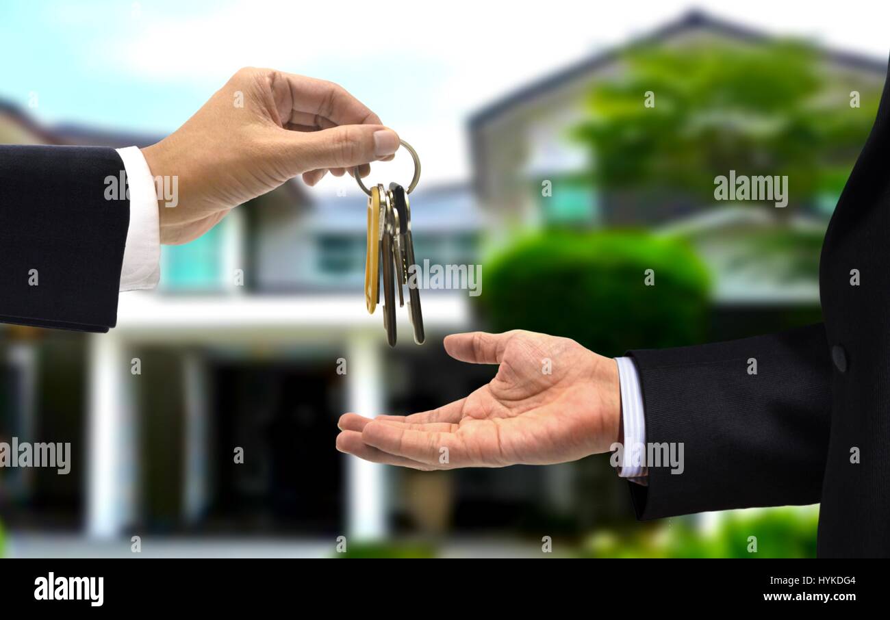 Hand over property hi-res stock photography and images - Alamy