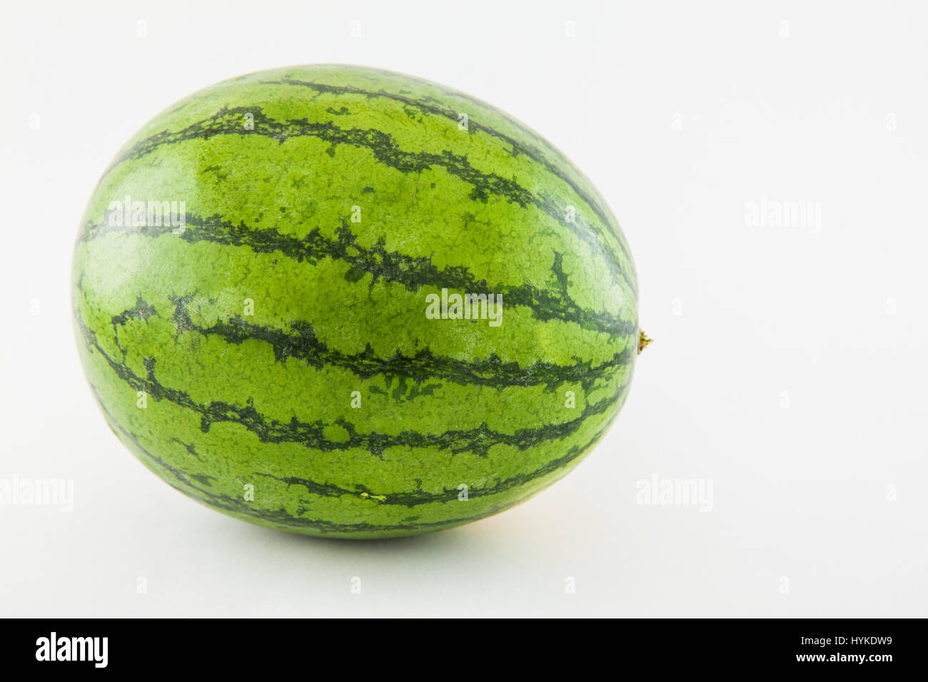 Watermelon (Citrullus lanatus) on white background Stock Photo