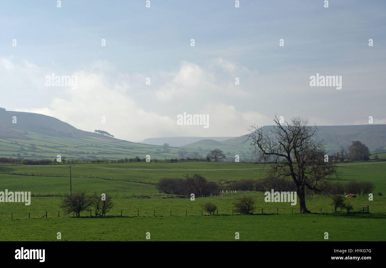 Yorkshire Moors Landscape Stock Photo