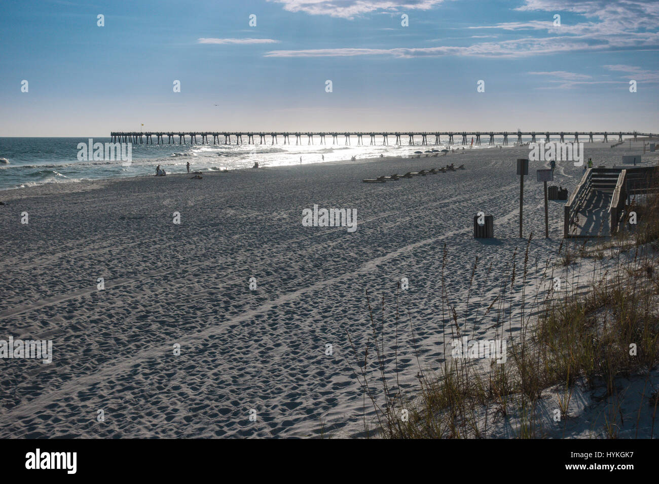 Pensacola beach pier hi-res stock photography and images - Alamy