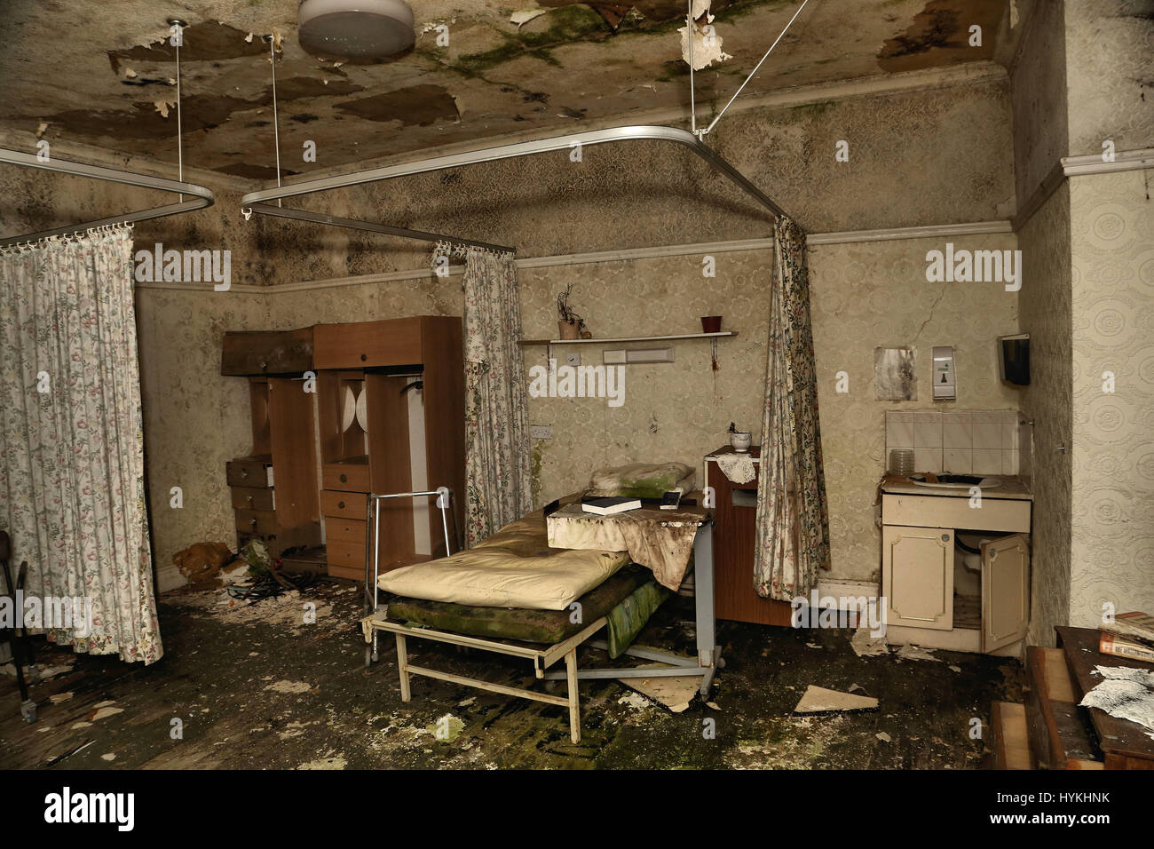 MALVERN, ENGLAND: A picture from inside the abandoned care home. LOOK ...