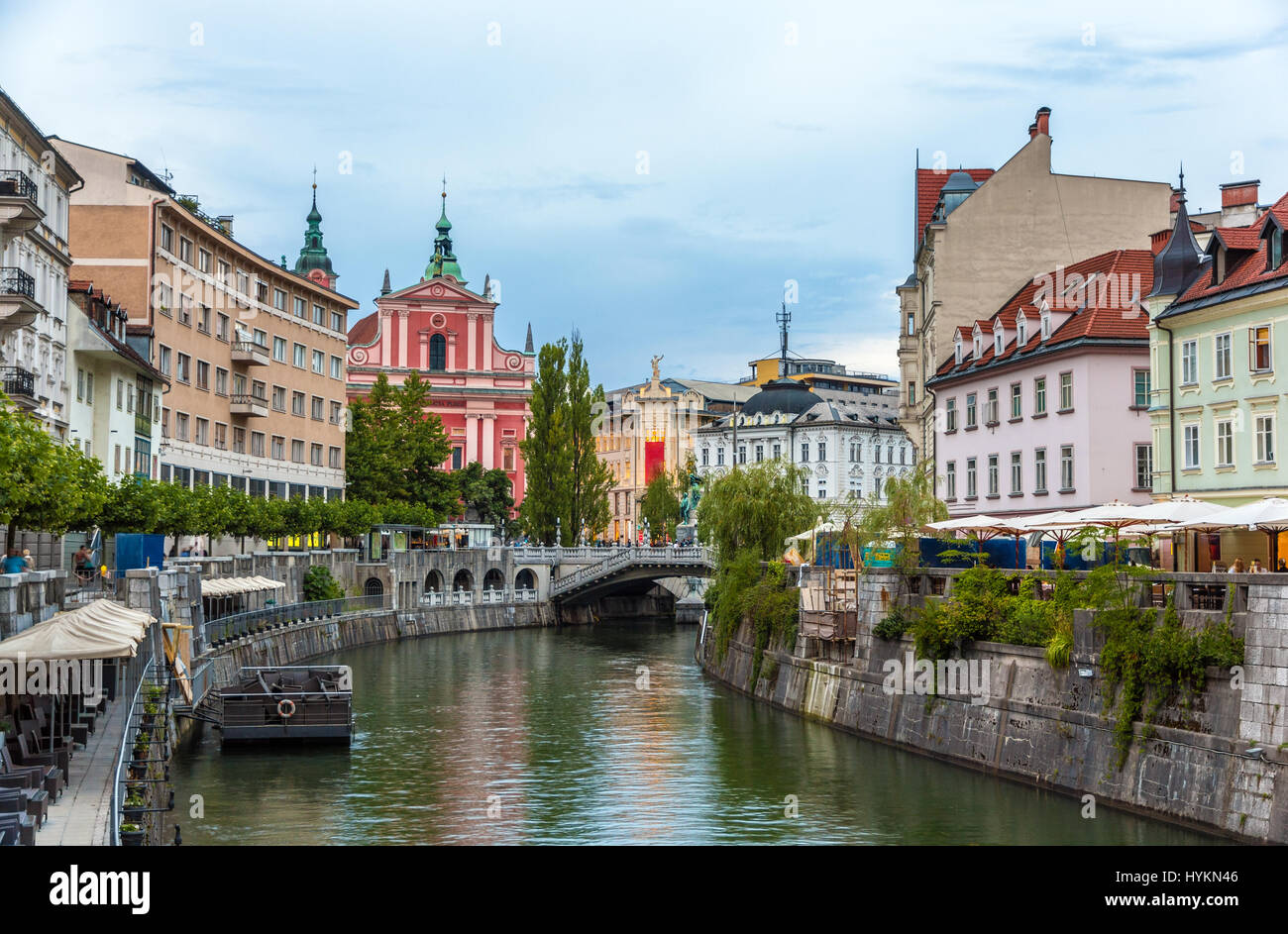 View of the city center of Ljubljana, Slovenia Stock Photo - Alamy