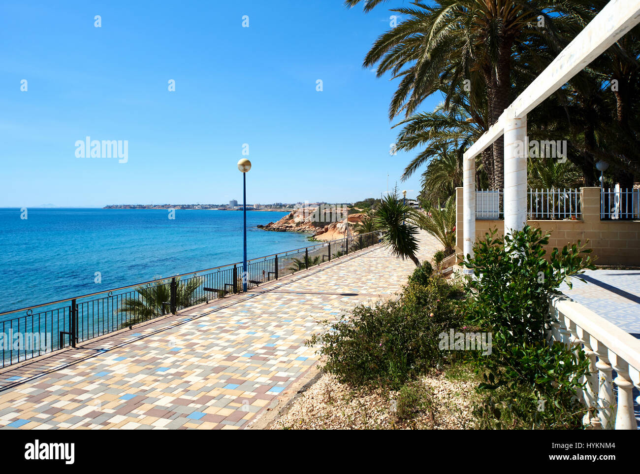 Promenade of Punta Prima. Costa Blanca. Province of Alicante. Spain Stock  Photo - Alamy