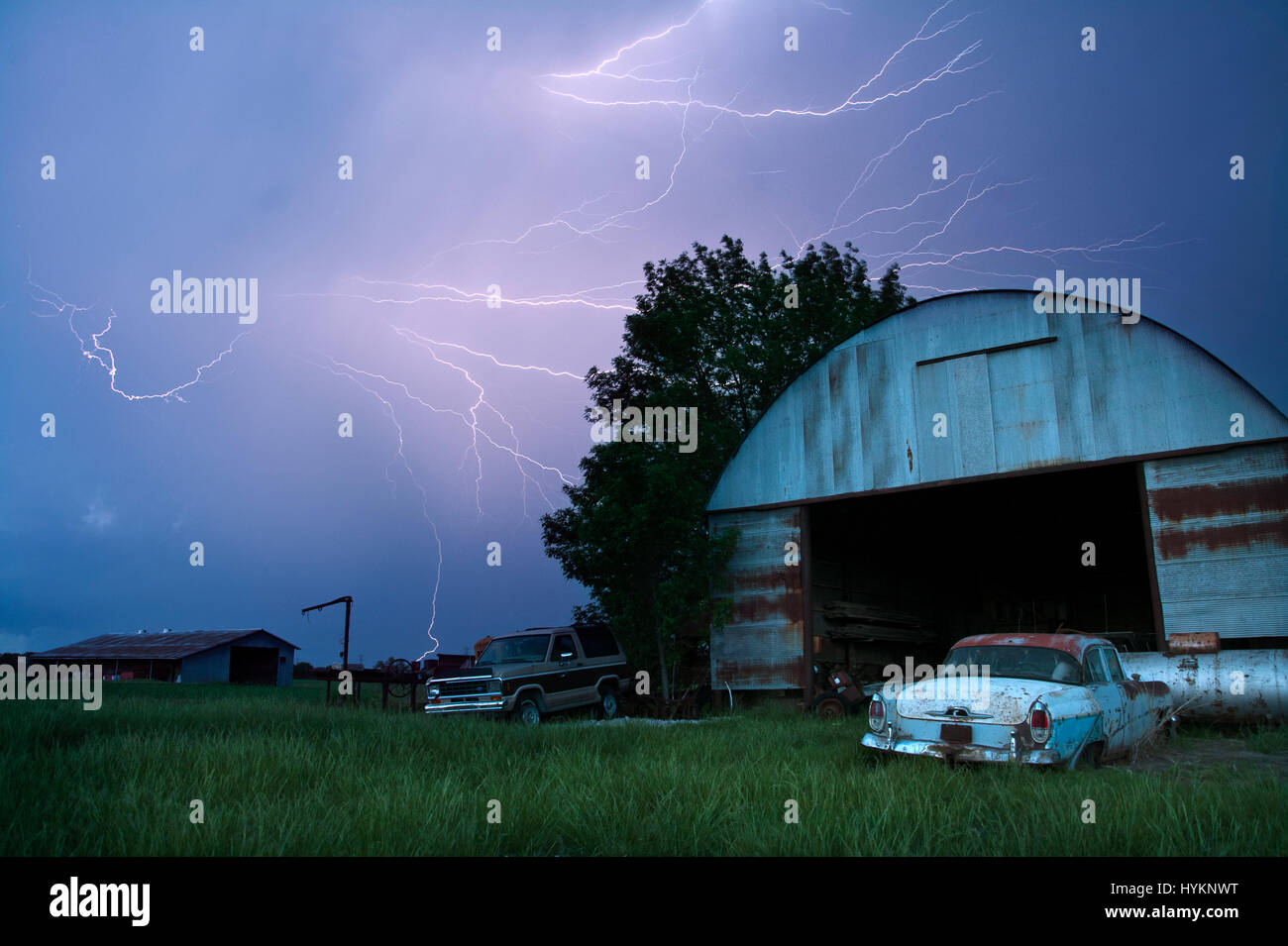 TORNADO ALLEY, USA: THE DEADLIEST weather events have been captured on camera by one lightning quick photographer. Incredible photographs show extreme weather from America’s Tornado Alley, renowned for the frequency of its storms. From terrifying lightning bolts to all-encompassing tornados, these pictures manage to capture to ferocity and atmosphere of these natural phenomena. Stock Photo