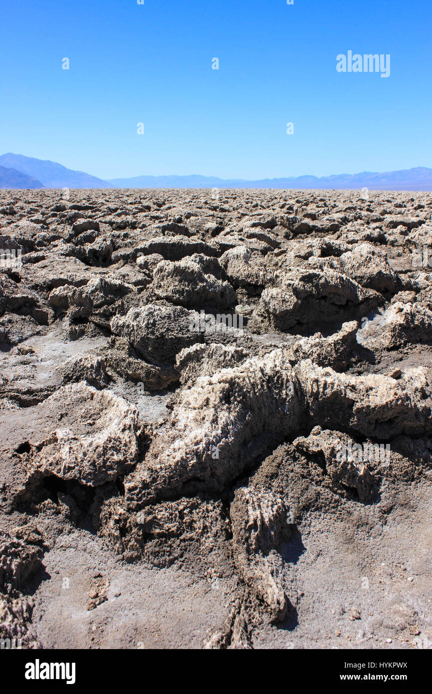 Death Valley in Eastern California. It is one of the hottest places on