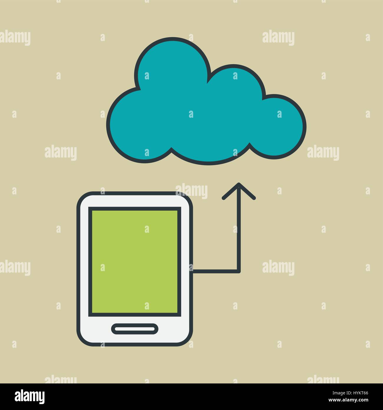 technology concept with icon design, vector illustration 10 eps graphic ...
