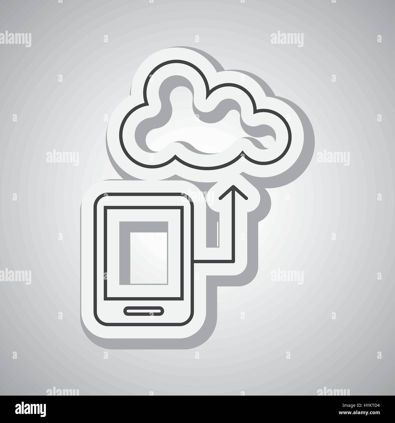 technology concept with icon design, vector illustration 10 eps graphic ...