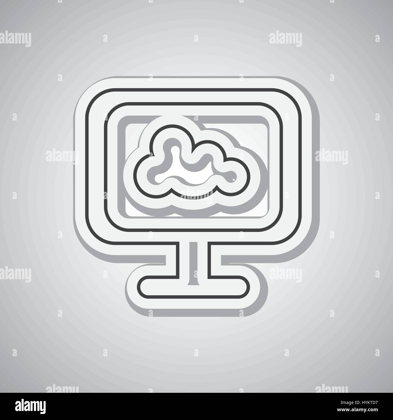 cloud computing concept with icon design, vector illustration 10 eps ...