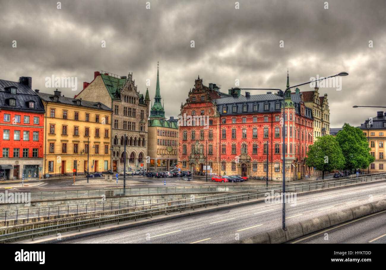 Stockholm city center - Sweden Stock Photo