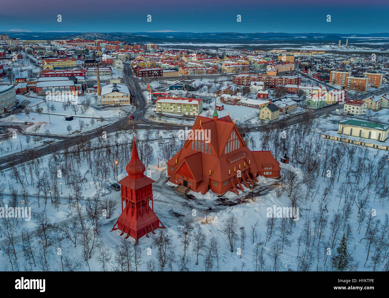 Kiruna Church, Kiruna, Lapland, Sweden Stock Photo