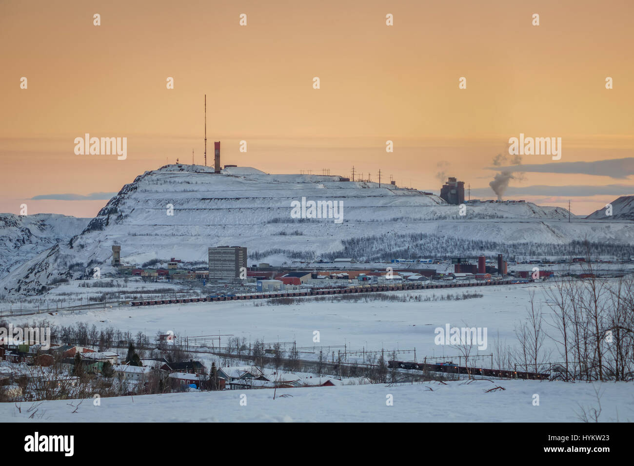Kiruna, Lapland, Sweden Stock Photo