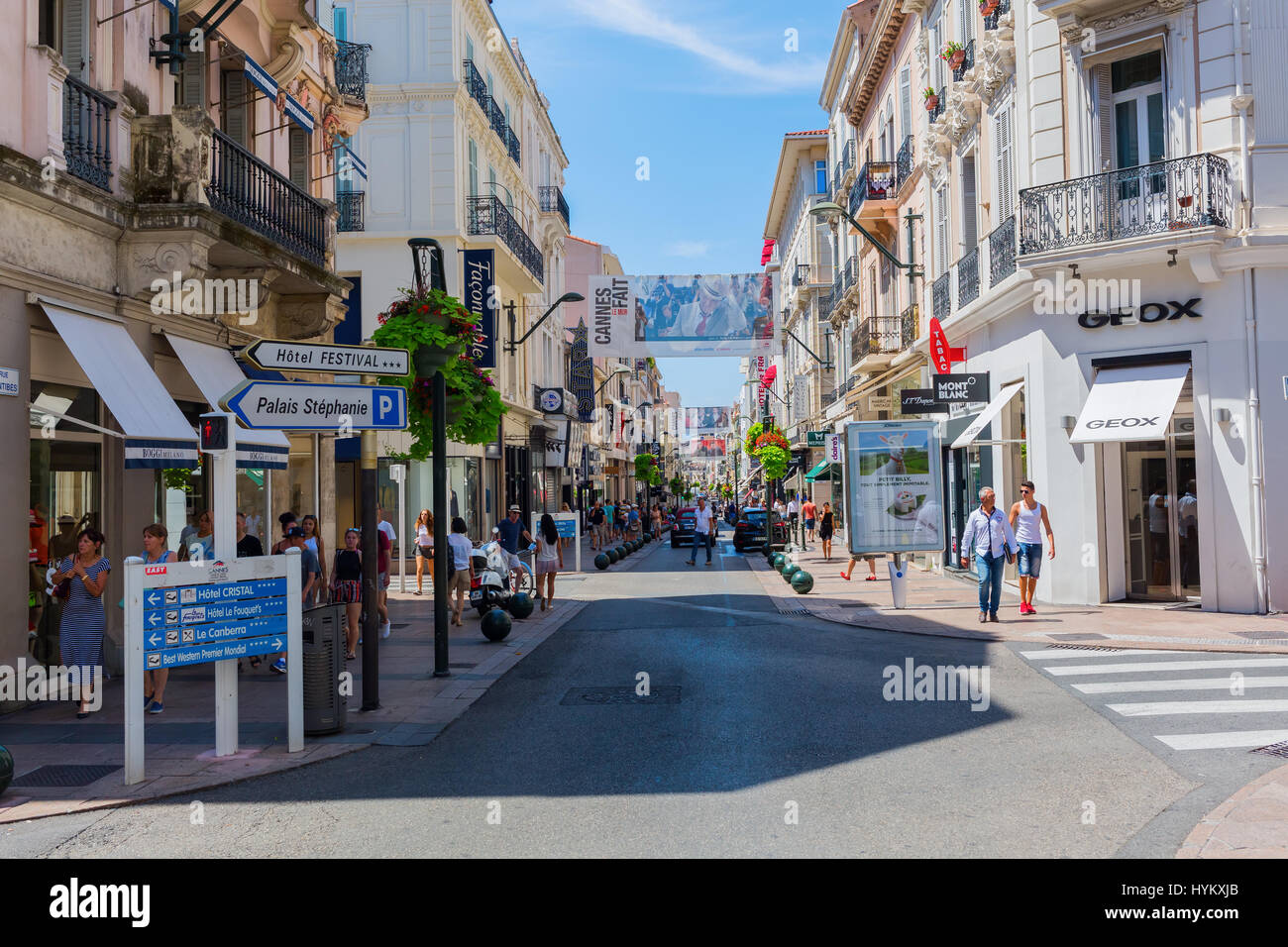 Croisette shopping cannes hi-res stock photography and images - Alamy