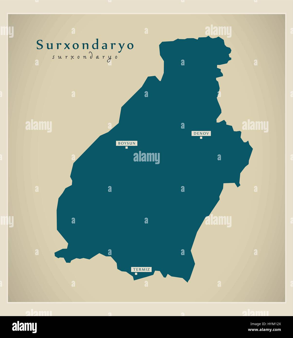 Termiz Map Termiz vector vectors Stock Vector Images - Alamy