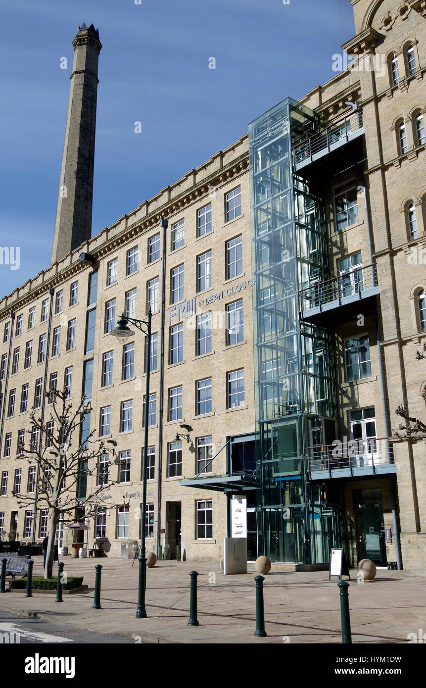 Dean Clough Mills, Halifax, West Yorkshire Stock Photo Alamy