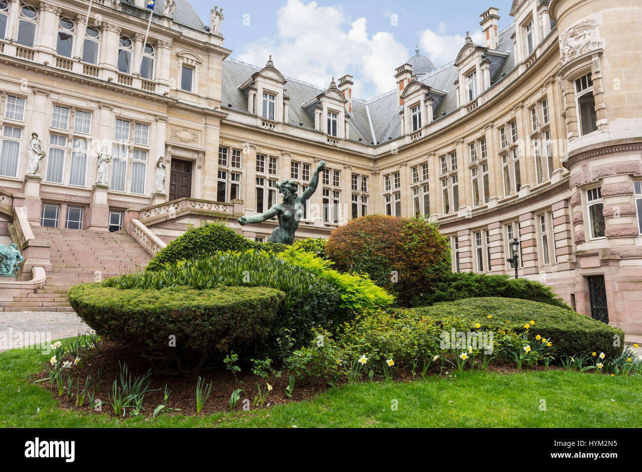 The city hall of Saint Gilles, Brussels Stock Photo Alamy