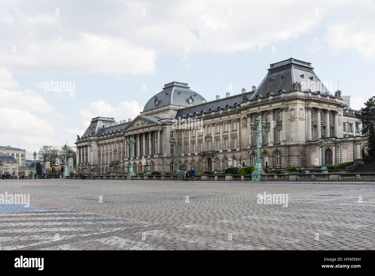 Royal Palace of Brussels Stock Photo