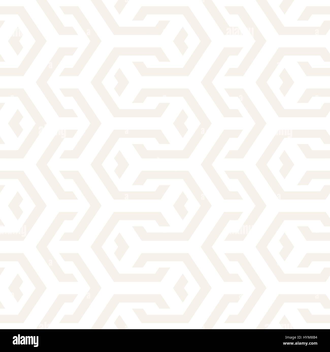 Vector Seamless Interlacing Lines Pattern. Repeating Geometric