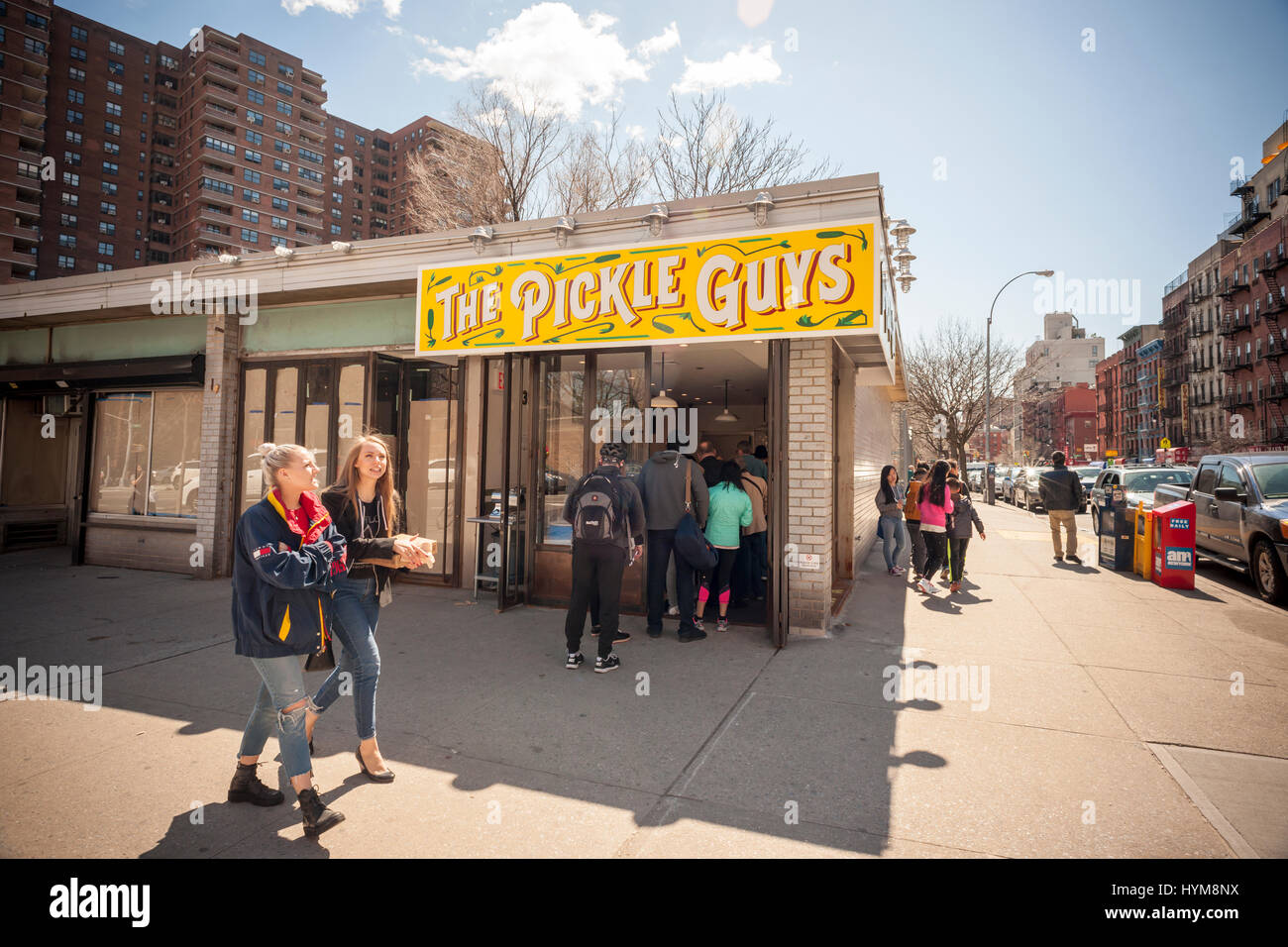 The Pickle Guys, 357 Grand Street New York, NY. exterior storefront of a  pickle shop in the Lower East Side neighborhood of Manhattan Stock Photo -  Alamy